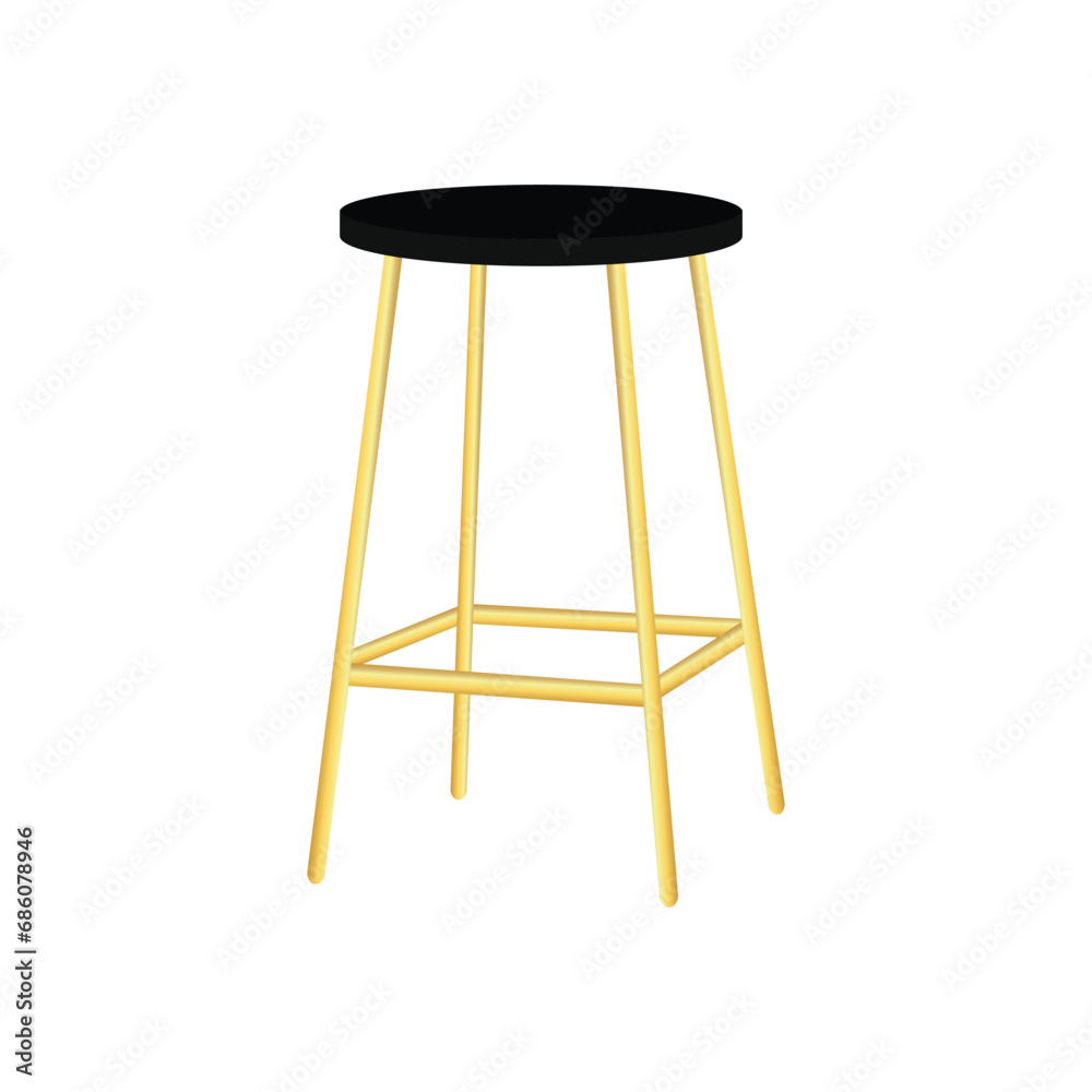 Bar stool icons set cartoon vector. Chair bench. Kitchen or outdoor cafe , home, office and Club furniture. Pub barstool. Vector flat style cartoon illustration isolated on white background. Bar stool icons set cartoon vector. Chair bench. Kitchen or outdoor cafe , home, office and Club furniture. Pub barstool. Vector flat style cartoon illustration isolated on white background.