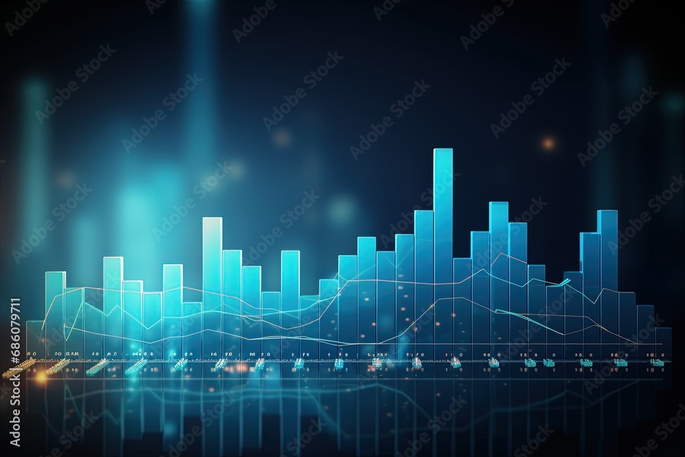 Businessman Analyzing Data Company Growth Projection Long Term Growth Strategy Businessman Analyzing Data Company Growth Projection Long Term Growth Strategy