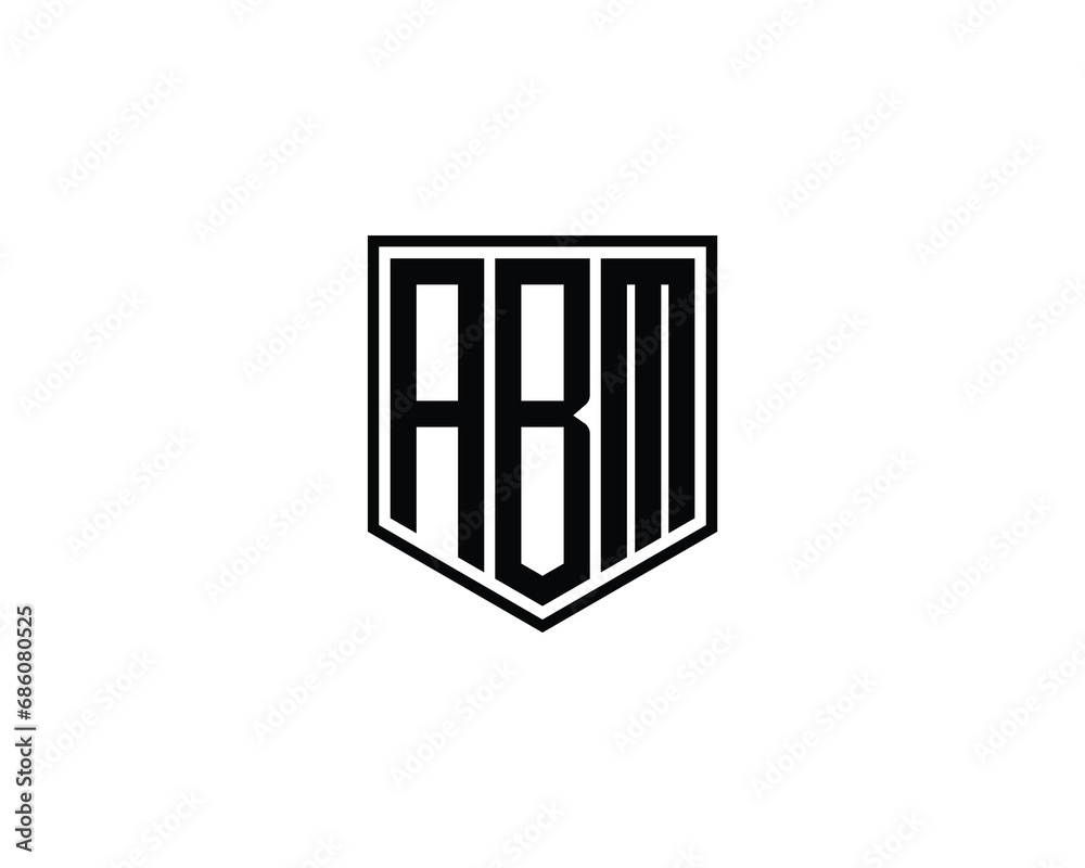 ABM logo design vector template ABM logo design vector template