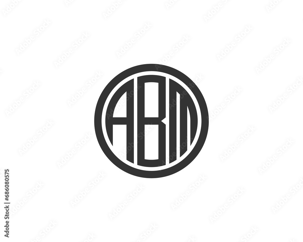 ABM logo design vector template ABM logo design vector template
