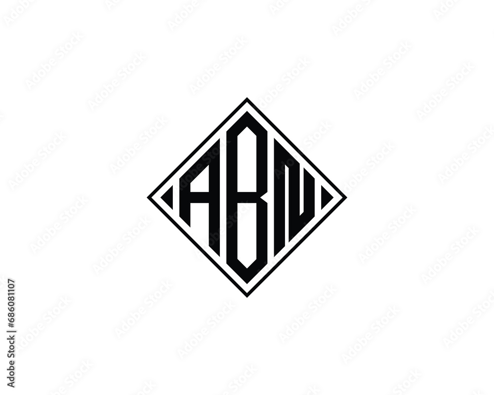 ABN logo design vector template ABN logo design vector template