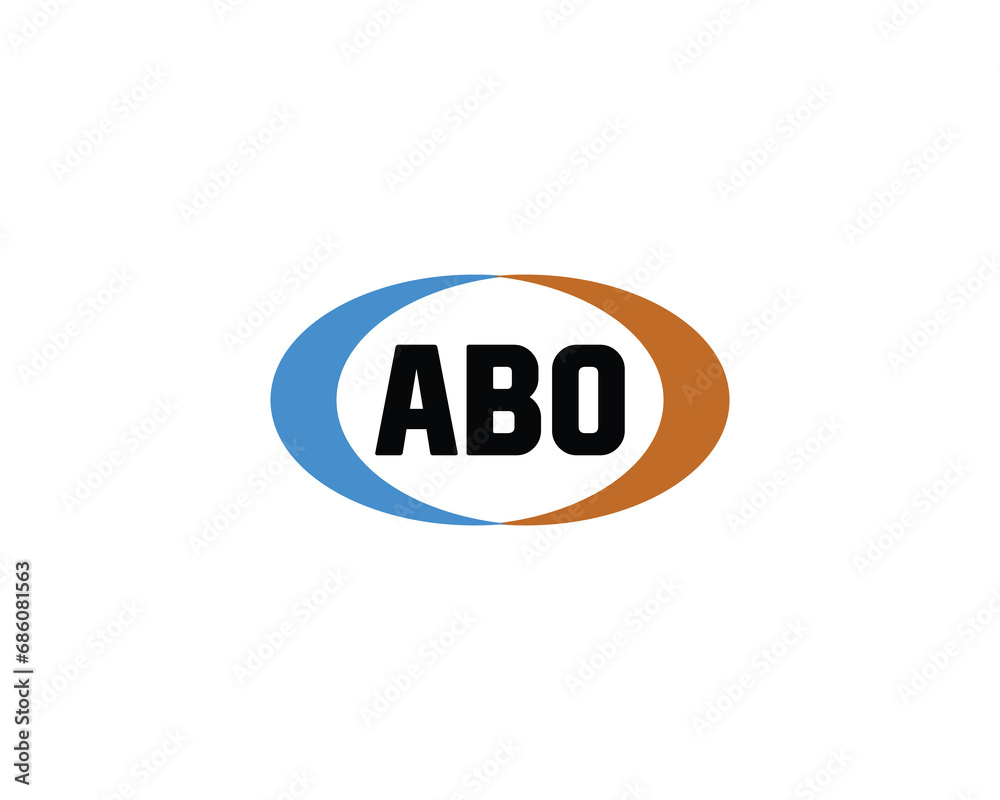 ABO logo design vector template ABO logo design vector template