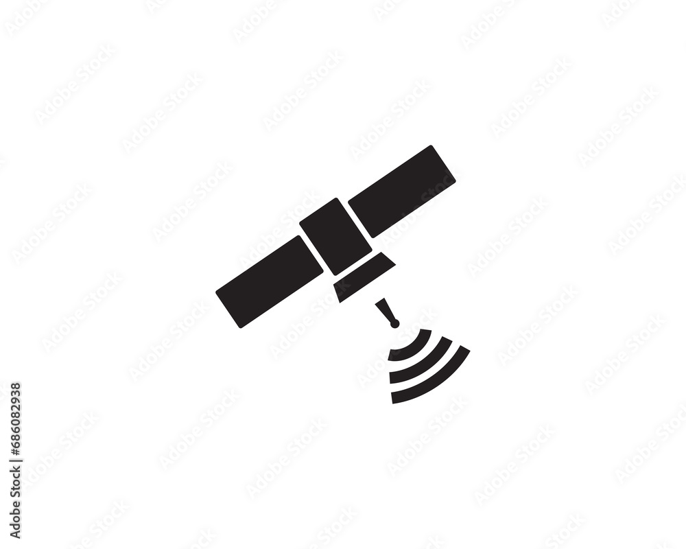 Satellite icon vector symbol design illustration Satellite icon vector symbol design illustration