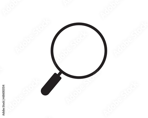 Magnifier Search magnify glass icon vector symbol design illustration