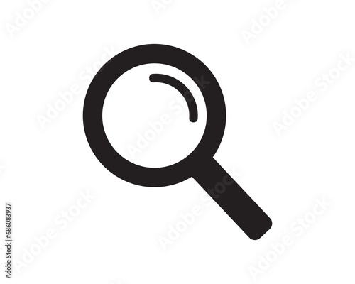 Magnifier Search magnify glass icon vector symbol design illustration