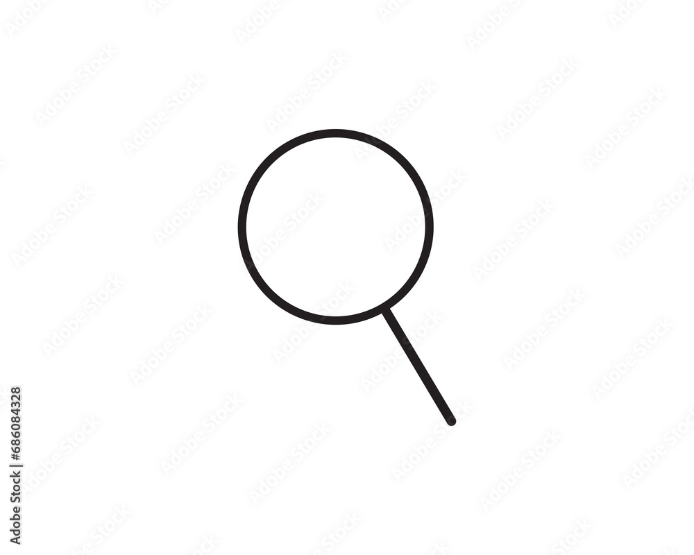 Magnifier Search magnify glass icon vector symbol design illustration Magnifier Search magnify glass icon vector symbol design illustration