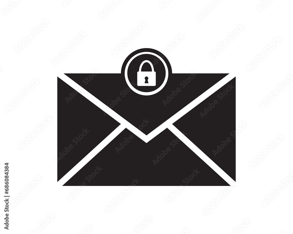 Email address letter icon vector design illustration Email address letter icon vector design illustration