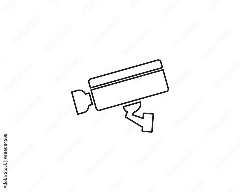 Security camera cctv safety icon vector symbol design illustration Security camera cctv safety icon vector symbol design illustration