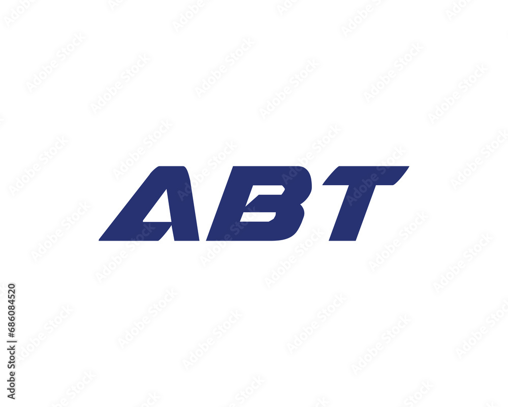 ABT logo design vector template