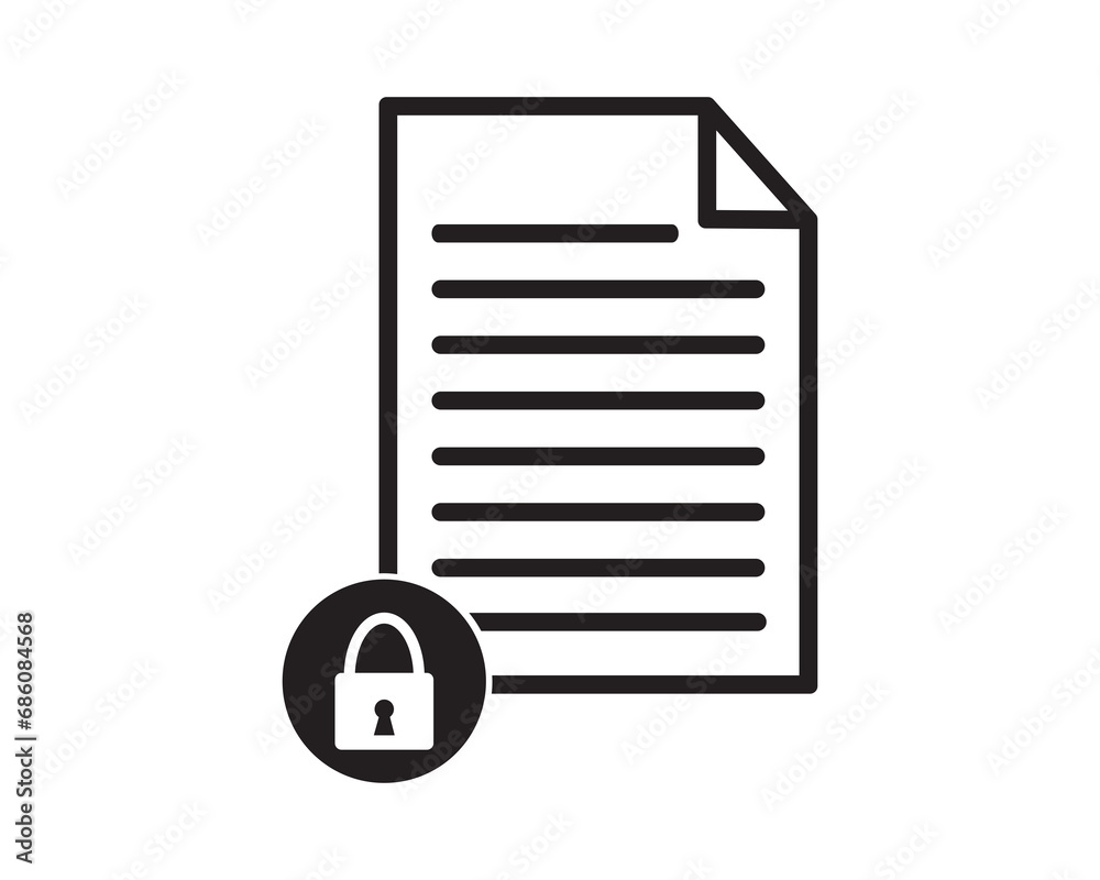 Document agreement icon vector symbol design illustration Document agreement icon vector symbol design illustration