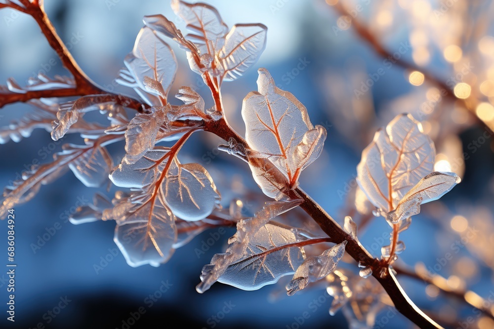 Winter scene. Frozenned plant, concept of frosty nature. Winter scene. Frozenned plant, concept of frosty nature.