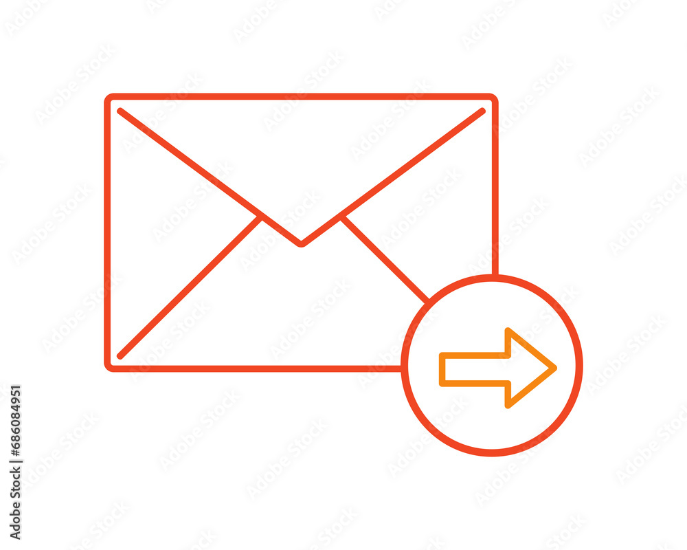 Email mail newsletter message Send icon vector design illustration