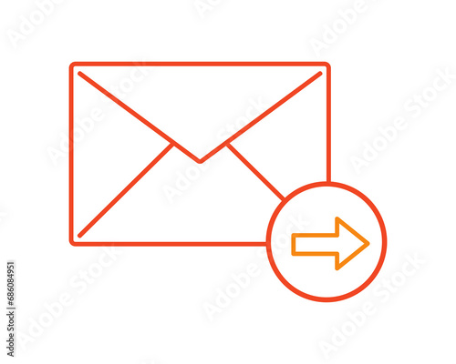 Email mail newsletter message Send icon vector design illustration © Freciousmayna