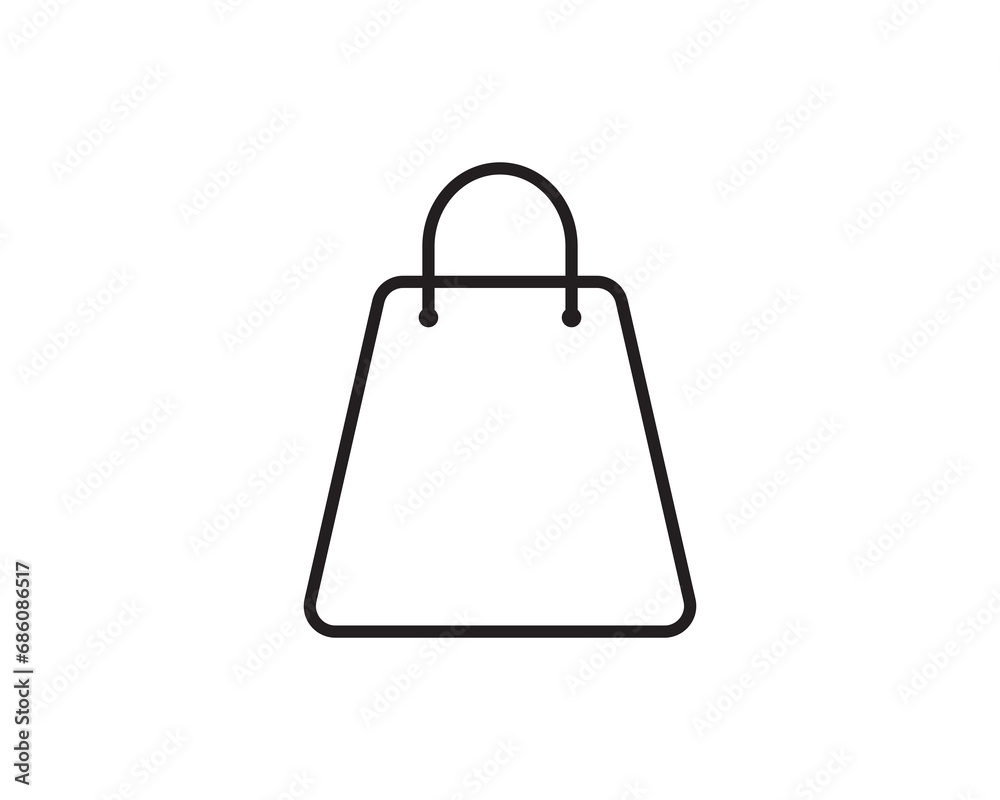 Shopping bag sale supermarket icon vector symbol design Shopping bag sale supermarket icon vector symbol design