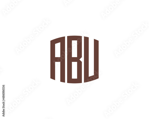 ABU logo design vector template
