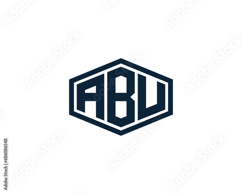 ABU logo design vector template