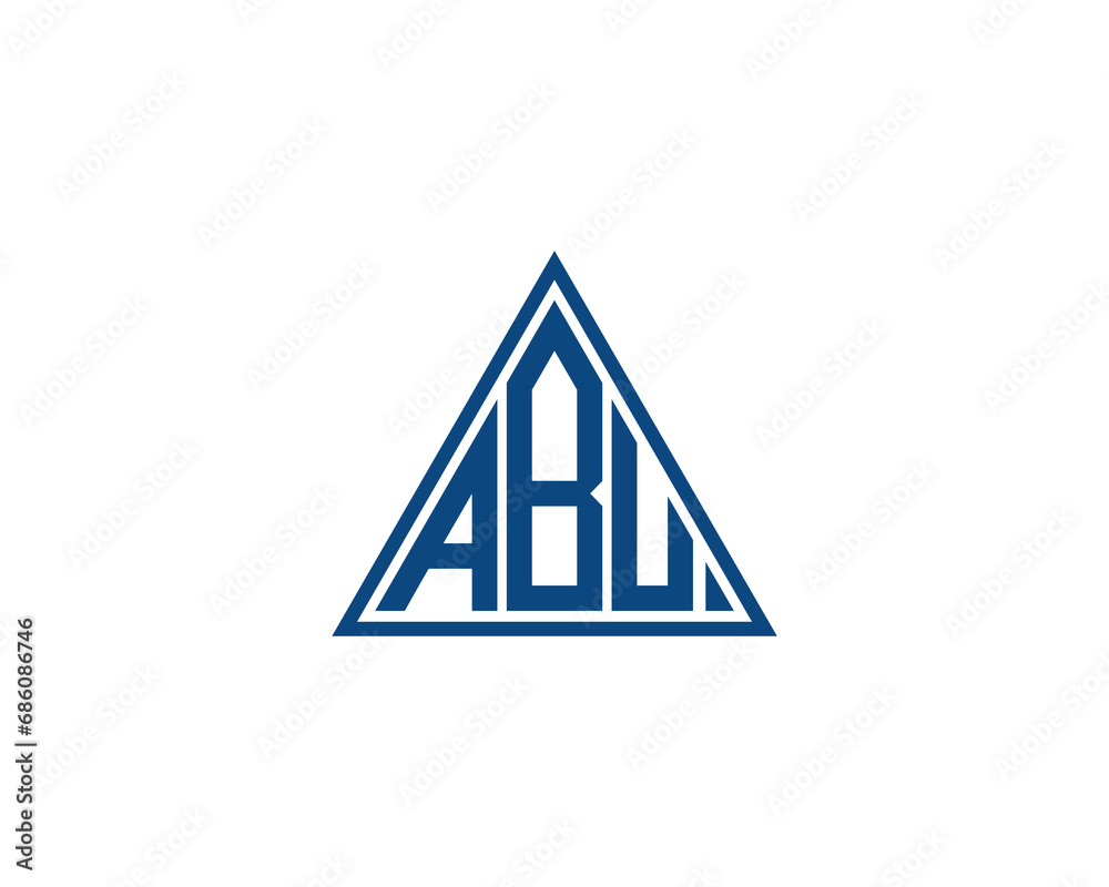 ABU logo design vector template ABU logo design vector template