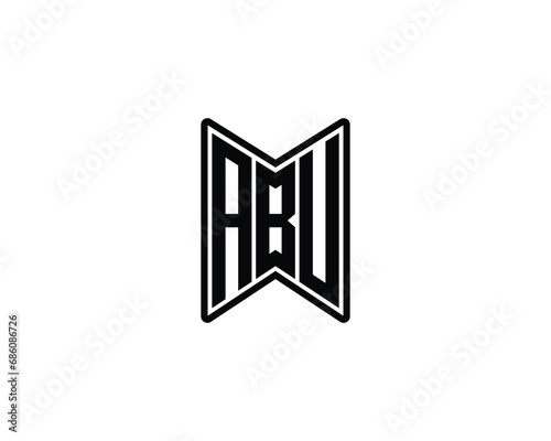 ABU logo design vector template