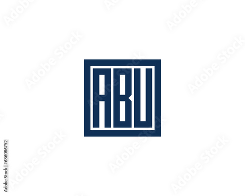 ABU logo design vector template