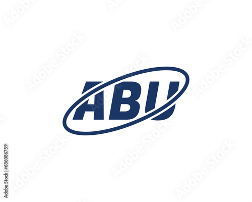 ABU logo design vector template