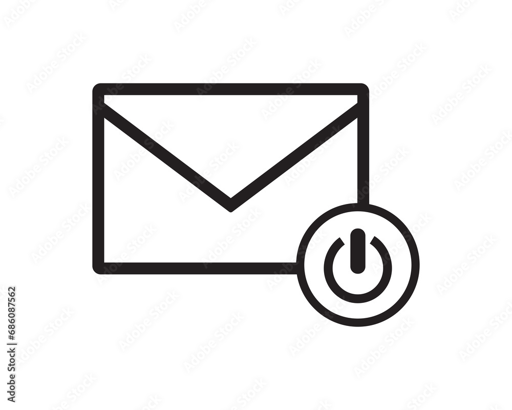 Email mail message icon vector symbol illustration Email mail message icon vector symbol illustration