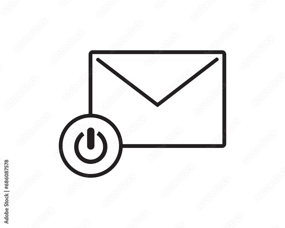 Email mail message icon vector symbol illustration Email mail message icon vector symbol illustration