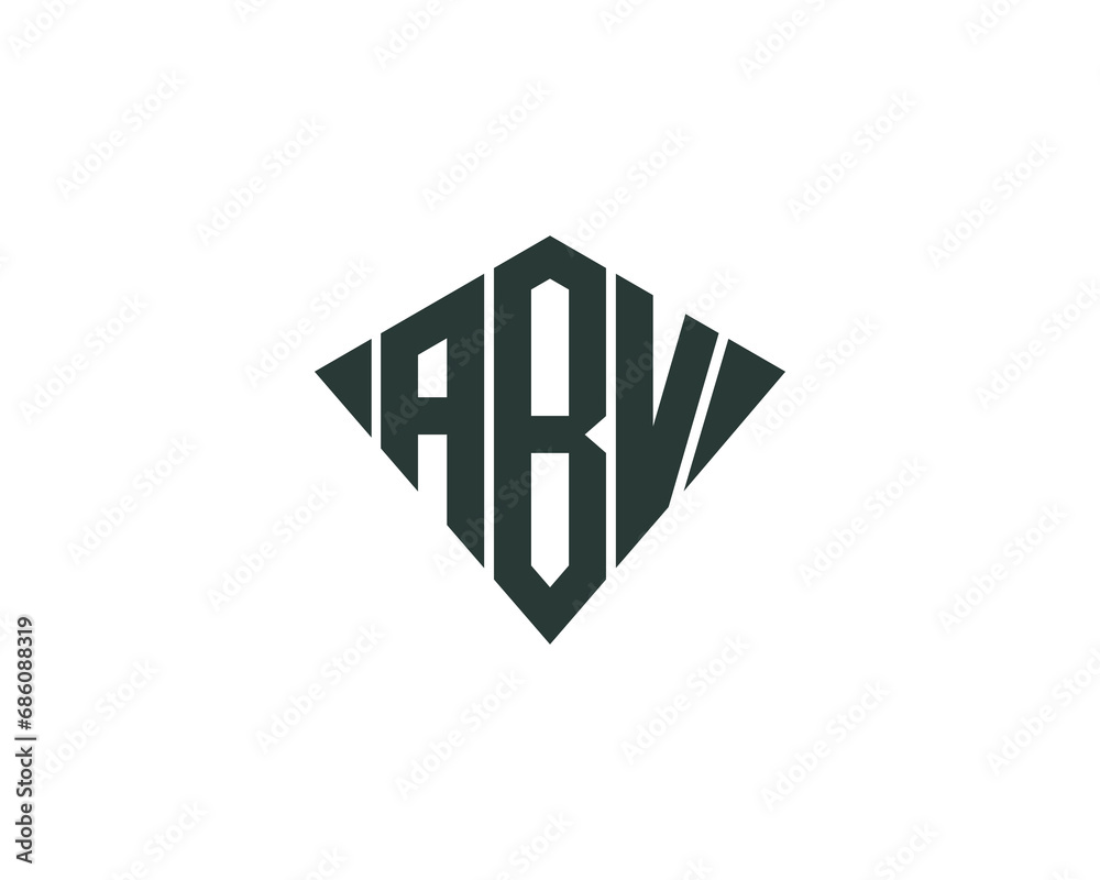 ABV logo design vector template ABV logo design vector template