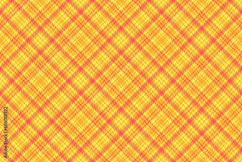 Plaid check texture of seamless background textile with a pattern tartan fabric vector.