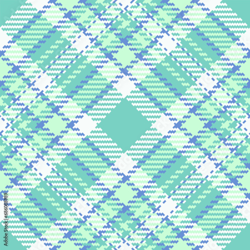 Seamless background textile of pattern check plaid with a fabric texture vector tartan.