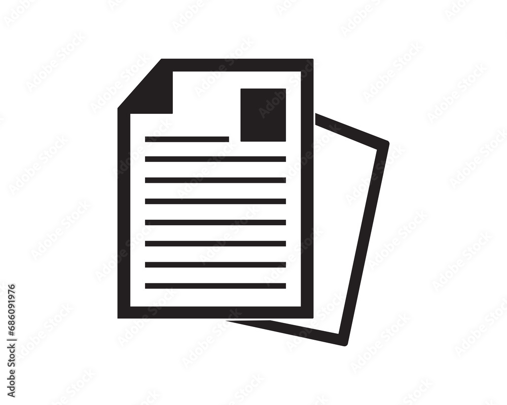 Document contract icon vector symbol design illustration Document contract icon vector symbol design illustration