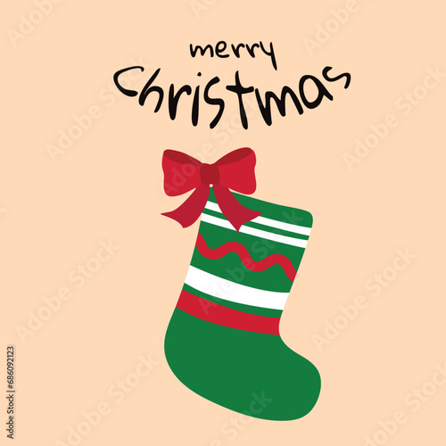 christmas stocking with gifts
