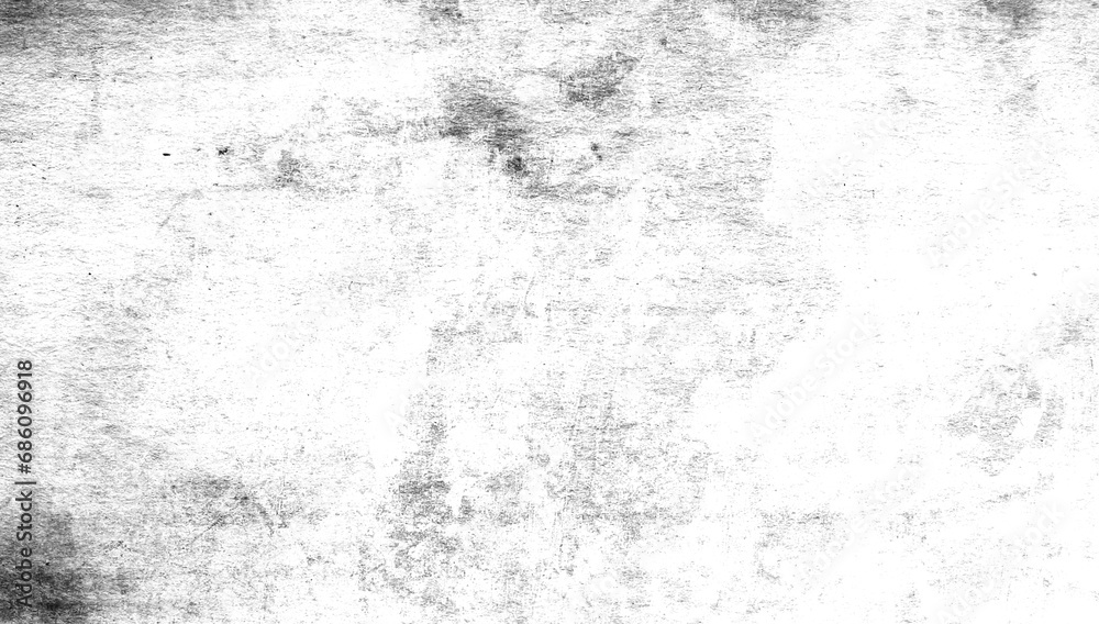 Black and white vintage scratched grunge isolated on background, old film effect. Distressed old paper abstract stock texture overlays. space for text. - obrazy, fototapety, plakaty 
