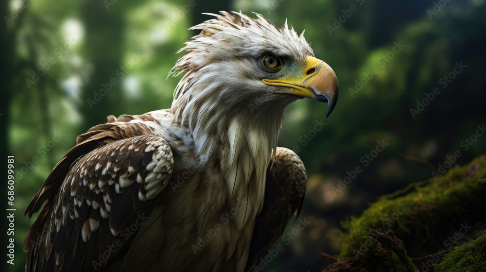 Fototapeta premium White-tailed eagle. Scientific name: Haliaeetus albcilla