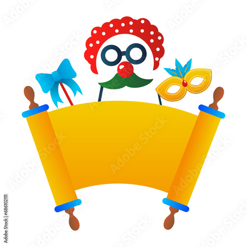 happy purim jewish holiday