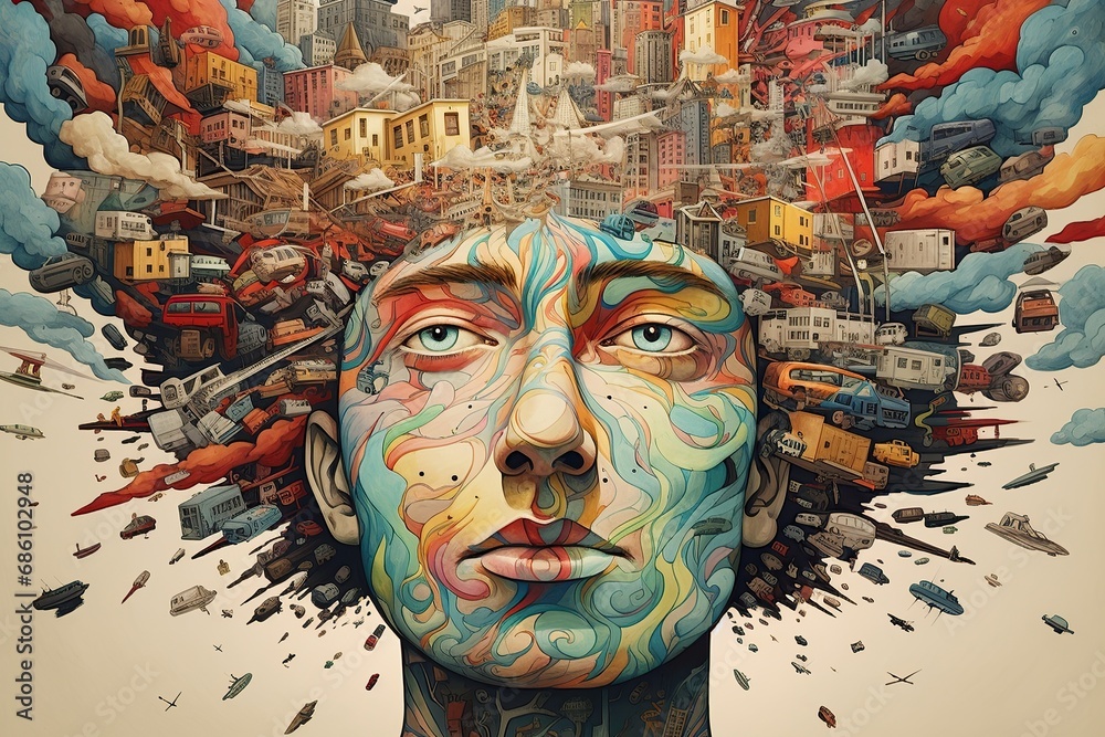 A Kaleidoscope of the Mind: A Vibrant Depiction of Split Personality Disorder and OCD A Kaleidoscope of the Mind: A Vibrant Depiction of Split Personality Disorder and OCD