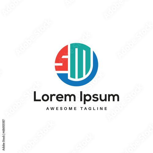 Free Download SMJ Letter Logo Design Free Icon - GFXLoad