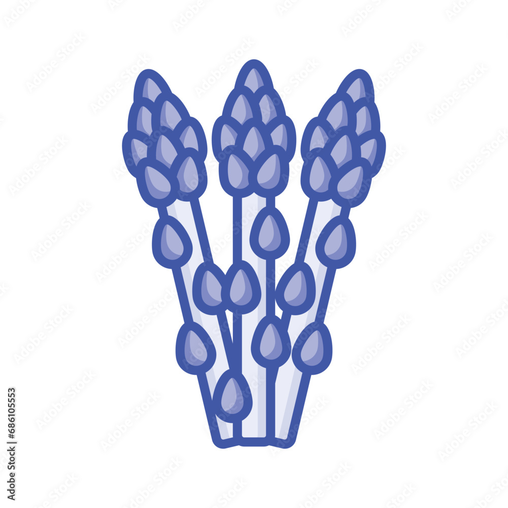 Asparagus vegetable vector design, healthy and organic food Asparagus vegetable vector design, healthy and organic food