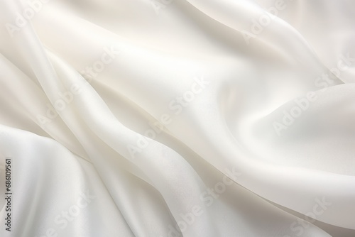 Background with flowing soft white cloth