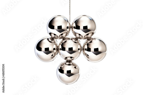 Chic Elegance  The Epitome of Sophistication in Cluster Pendant Design Isolated on a Transparent Background