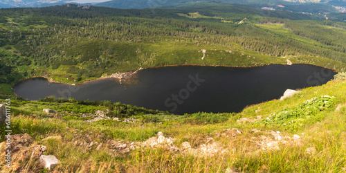 Fototapeta Naklejka Na Ścianę i Meble -  Wielki Staw lake in Karkonosze mountains in Poland
