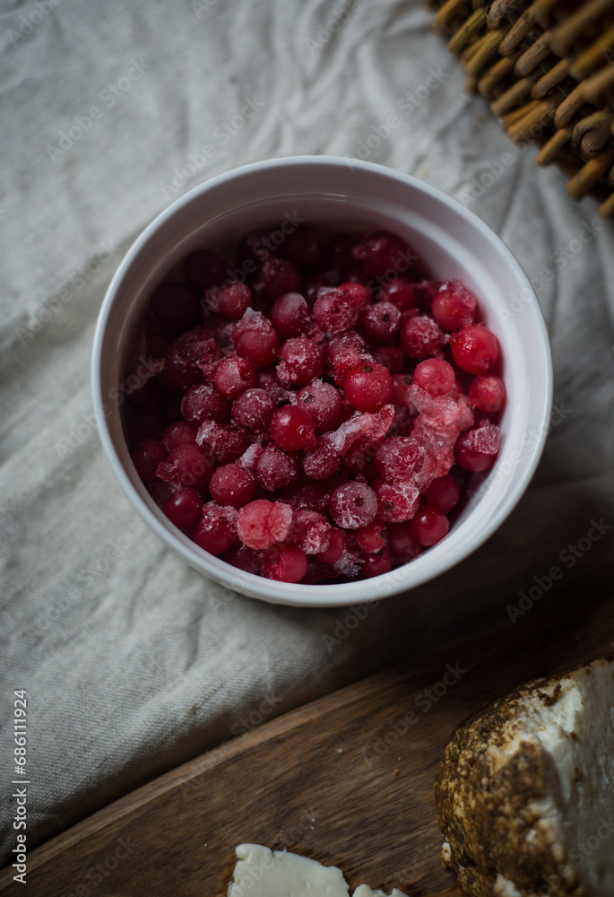 cranberries in a bowl cranberries in a bowl