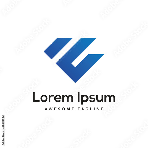 Free Download E  Letter Logo Design Free Icon - GFXLoad