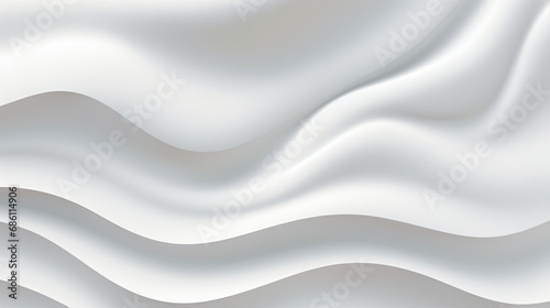 Abstract white wavy layer background