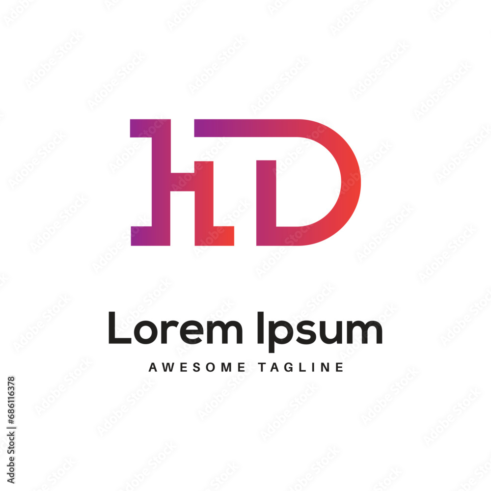 HD  Letter Logo Design Free Icon
