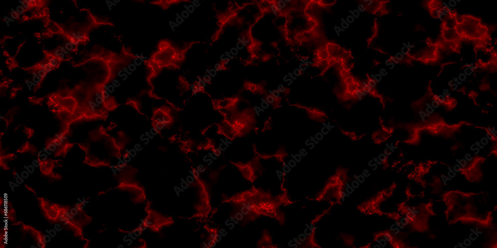 Abstract watercolor red liquid wave in lava red on black background. Luxury fire frame itelyan red marble texture and background for design. Lava red on black grunge texture background	