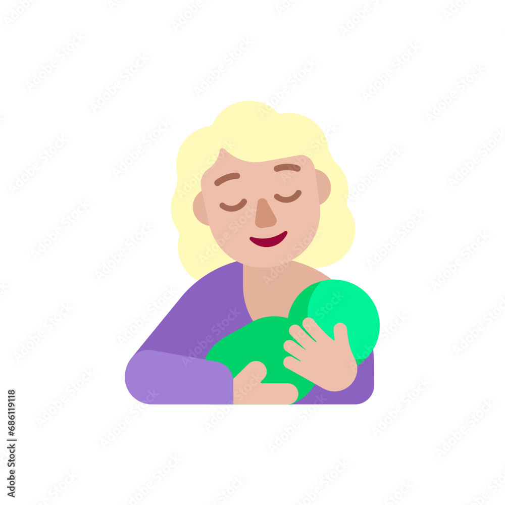 Breast-Feeding: Medium-Light Skin Tone Breast-Feeding: Medium-Light Skin Tone