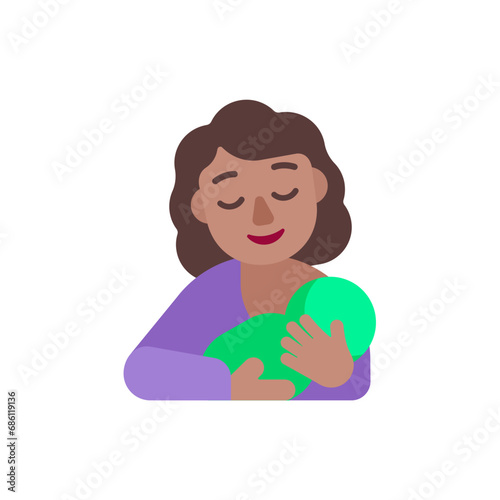 Breast-Feeding: Medium Skin Tone