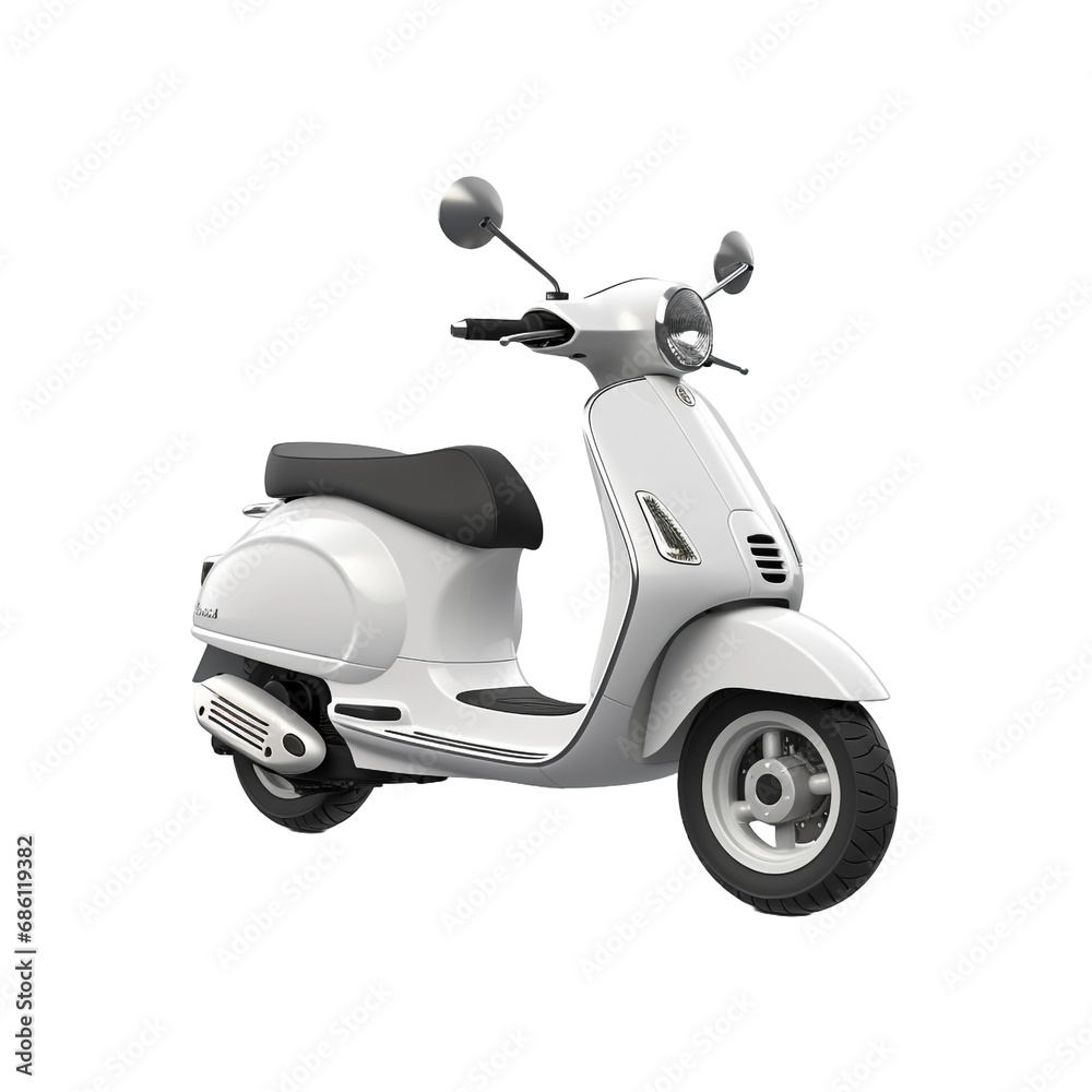 3d Scooter isolated on transparent background 3d Scooter isolated on transparent background