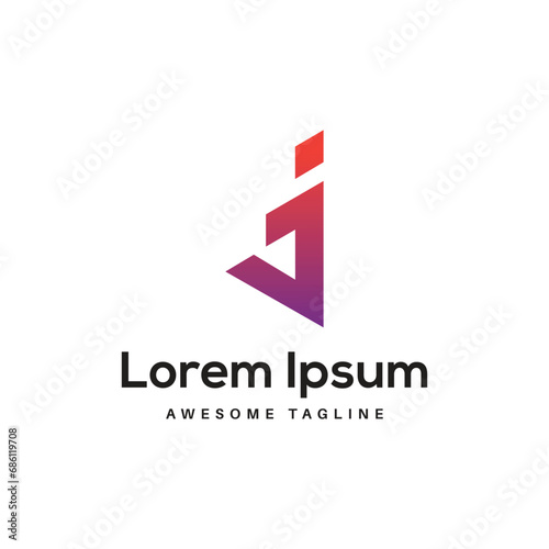 Free Download JI  Letter Logo Design Free Icon - GFXLoad