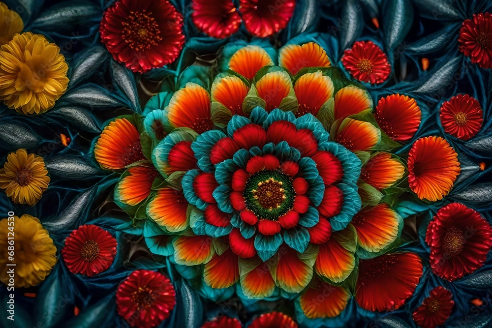 abstract floral designs randomly placed abstract floral designs randomly placed